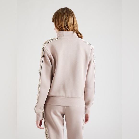 GUESS Athletic Zip-Up Hoodie
'BRITNEY' in Taupe - Picture 2 of 6